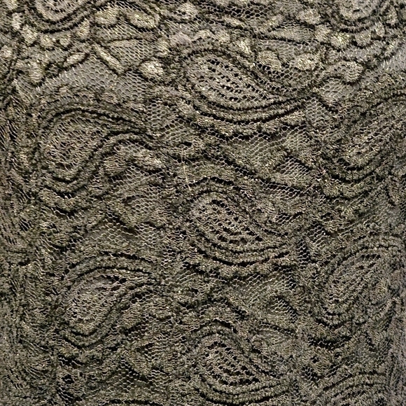 Lovemarks Pull Over Black Lace Mini Dress 100% Polyester Scoop Neck Size M - Picture 2 of 8